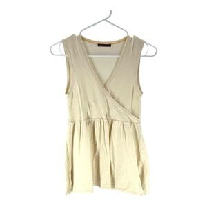525 American | M Medium Cream Tank Dress